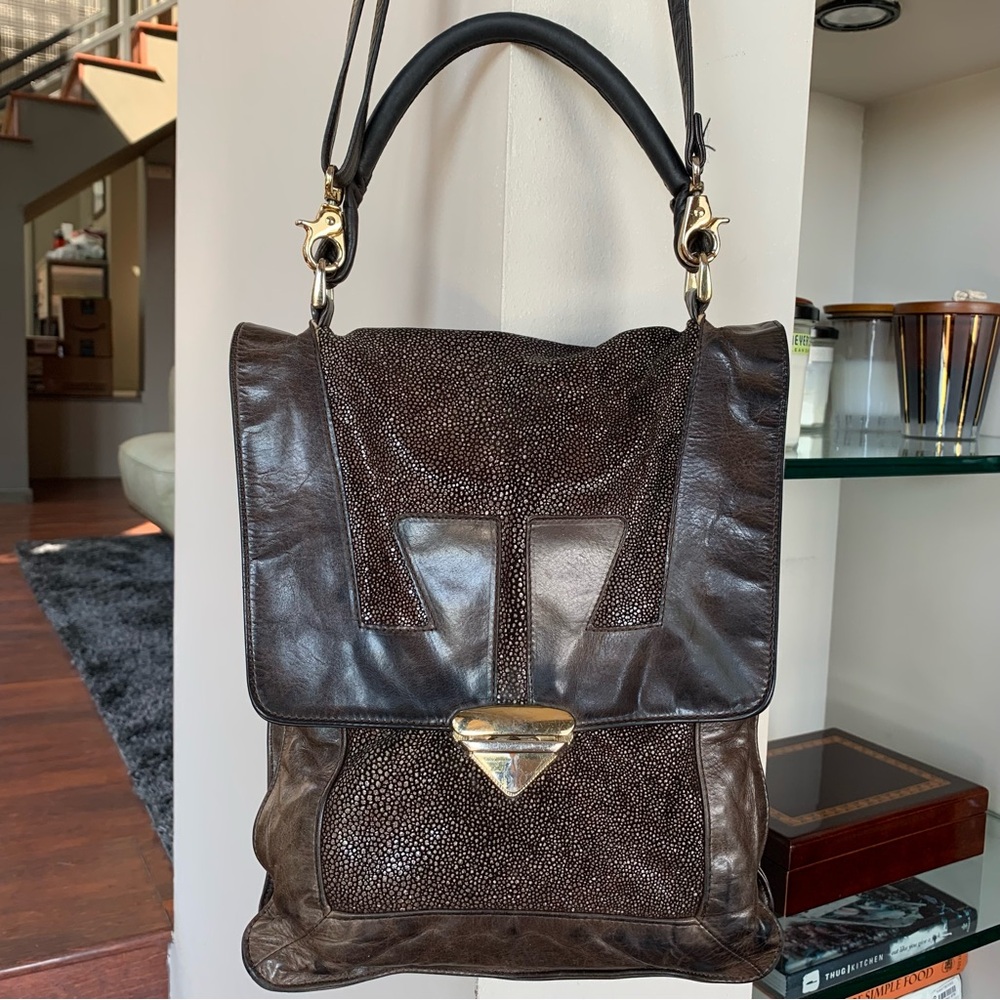 Corrente Brooklyn Garconne Satchel Handbag